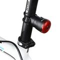 WEST BIKING Inteligentny czujnik rowerowego światła hamowania 6 trybów Wodoodporne ładowanie USB Rowerowe światło tylne LED na sztycy podsiodłowej