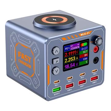 WLX-F1 8-portowa stacja szybkiego ładowania bezprzewodowego - 140W
