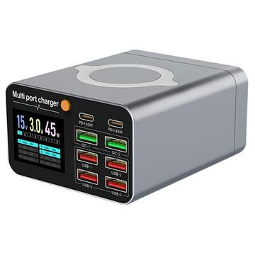 Stacja ładująca WLX-M2 GaN z bezprzewodowym ładowaniem - 80W