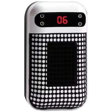 Mini termowentylator ścienny - 500W - biały