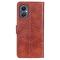 Etui z Portfelem z Funkcją Podpórki do Telefonu OnePlus Nord N20 5G - Brąz