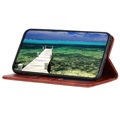 Etui z Portfelem z Funkcją Podpórki do Telefonu OnePlus Nord N20 5G - Brąz