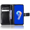 Asus Zenfone 9 Etui z Portfelem z Magnetycznym Zamknięciem - Czarne