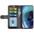 Etui z Portfelem do Motorola Moto G71 5G z Magnetycznym Zamknięciem