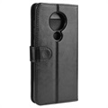 Etui z Portfelem do Nokia 6.2/7.2 z Magnetycznym Zamknięciem - Czarne