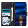 Etui z Portfelem do Samsung Galaxy A21s z Magnetycznym Zamknięciem - Czarne