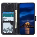 Etui z Portfelem do Samsung Galaxy A41 z Magnetycznym Zamknięciem - Czarne