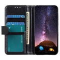 Etui z Portfelem do Samsung Galaxy A42 5G z Magnetycznym Zamknięciem - Czarne