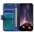 Etui z Portfelem do Samsung Galaxy A52 5G, Galaxy A52s z Magnetycznym Zamknięciem - Błękit