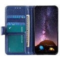 Etui z Portfelem do Samsung Galaxy A72 5G z Magnetycznym Zamknięciem - Błękit