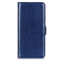 Samsung Galaxy S22 5G Etui z Portfelem z Magnetycznym Zamknięciem - Błękit