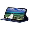 Samsung Galaxy S22 5G Etui z Portfelem z Magnetycznym Zamknięciem - Błękit