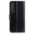 Etui z Portfelem do Sony Xperia 1 III z Magnetycznym Zamknięciem - Czarne