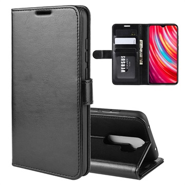 Etui z Portfelem do Xiaomi Redmi Note 8 Pro z Magnetycznym Zamknięciem - Czarne