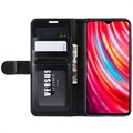 Etui z Portfelem do Xiaomi Redmi Note 8 Pro z Magnetycznym Zamknięciem - Czarne