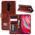 Etui z Portfelem do Xiaomi Redmi Note 8 Pro z Magnetycznym Zamknięciem - Brąz