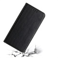 Etui z Portfelem do iPhone 14 Pro - Włókno Węglowe - Czarne