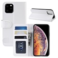 Etui z Portfelem do iPhone 11 Pro Max z Magnetycznym Zamknięciem - Biel