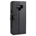 Etui z Portfelem z Funkcją Podpórki do Samsung Galaxy Note9 - Czarne