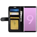 Etui z Portfelem z Funkcją Podpórki do Samsung Galaxy Note9 - Czarne