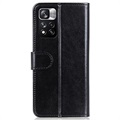 Etui z Portfelem i Funkcją Podpórki do Xiaomi Redmi Note 11 Pro/Note 11 Pro+ - Czerń