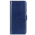 Etui z Portfelem i Funkcją Podpórki do Xiaomi Redmi Note 11 Pro/Note 11 Pro+ - Błękit