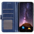 Etui z Portfelem i Funkcją Podpórki do Xiaomi Redmi Note 11 Pro/Note 11 Pro+ - Błękit