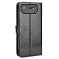 Asus ROG Phone 6/6 Pro Etui-Portfel Zamykane na Magnes - Czarne