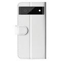 Google Pixel 7 Pro Etui-Portfel z Magnetycznym Zamknięciem - Biel