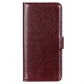 Sony Xperia 1 IV Etui-Portfel na Magnes - Brąz