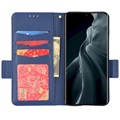 Xiaomi 12/12X Etui-Portfel z Magnetycznym Zamknięciem - Błękit