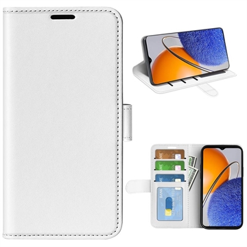 Huawei Nova Y61 Etui z Portfelem z Funkcją Podpórki - Biel