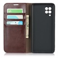 Skórzane Etui-portfel z Podpórką do Samsung Galaxy A42 5G