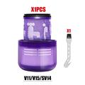 Zmywalny filtr HEPA do Dyson V15 / V15s / V15 Detect - fioletowy