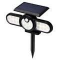 Wodoodporna Lampa Solarna 120 LED z Czujnikiem Ruch PIR