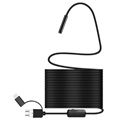 Wodoodporna Kamera Endoskopowa 8mm - USB, MicroUSB, Typ-C