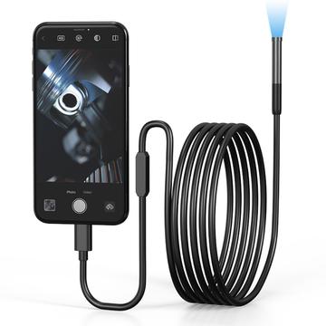 Wodoodporna kamera endoskopowa 8 mm do iPhone\'a, iPada, smartfonów, tabletów - 3 m