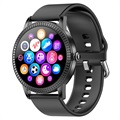Wodoodporny Smartwatch CF18P Bluetooth - Silikonowy Pasek - Czarny