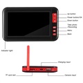 Wodoodporna HD Kamera Endoskopowa z Wyświetlaczem LCD & Uchwyt - 10m