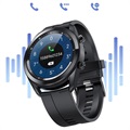 Wodoodporny Smartwatch L16 z Pulsometrem - Silikon - Czarny