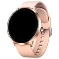 Wodoodporny Smartwatch z Pulsometrem K12 - Różowe Złoto