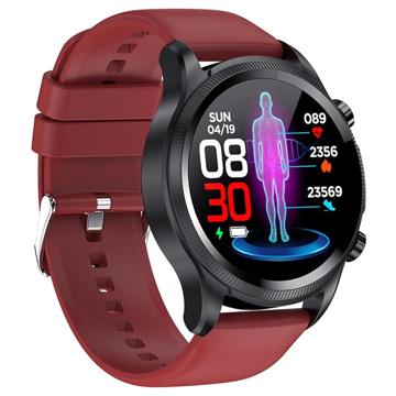 Wodoodporny Smartwatch Lemonda Smart E12 - Elegancki Pasek – Czarny