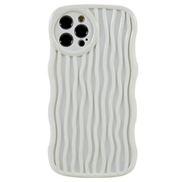 iPhone 12 Pro Etui z TPU z Serii Wavy Edge