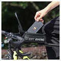 Etui / Uchwyt Rowerowy West Biking z Odblaskowym Logo - 6.9" - Czarny