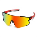 West Biking Sportowe Okulary Sloneczne Uniseks Polaryzacja - Czerwone