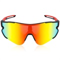 West Biking Sportowe Okulary Sloneczne Uniseks Polaryzacja - Czerwone