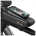 Torba na Górną Ramę Roweru West Biking z Uchwytem na Telefon - 4" -6.5" - Czarna