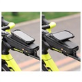 Torba na Górną Ramę Roweru West Biking z Uchwytem na Telefon - 4" -6.5" - Czarna