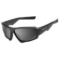 West Biking YP0703140 Okulary przeciwsłoneczne sportowe/kolarskie z polaryzacją UV400 - Czarne