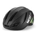 West Biking YP1602505 Kask rowerowy z lampką LED. Światło tylne LED - czarny